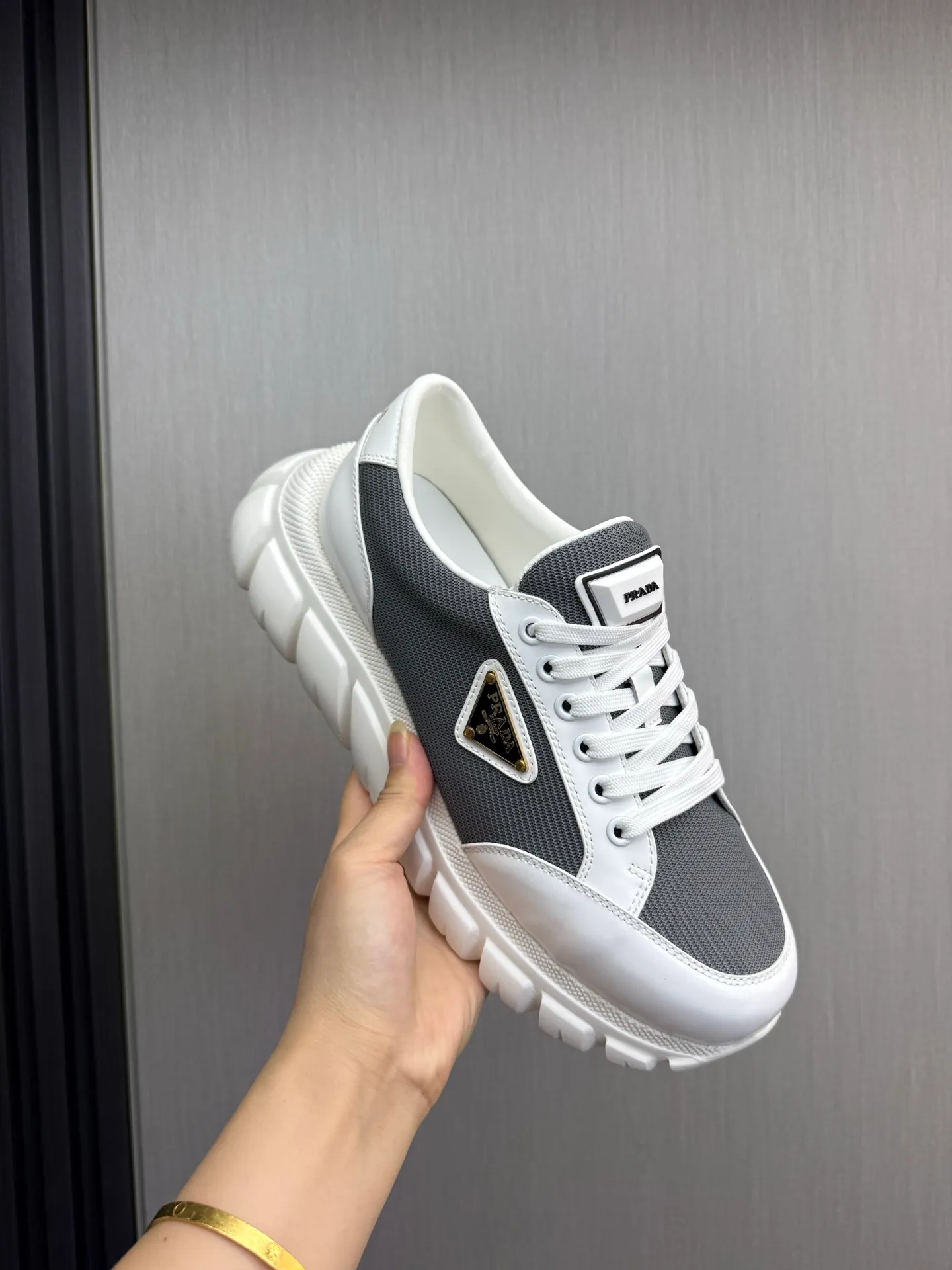 Men's shoes 💰580💰 [PRADA] Popular men's shoes shipped 👏Official website synchronization ⬆️Original cowhide fabric + cowhide lining, 1⃣️:1⃣️reproduction, original sole, 38-45 (45. Customized, non-refundable)